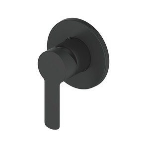 Single Shower Mixers Single Wall Mixers: Greens Astro II Shower Mixer Round | Matte Black