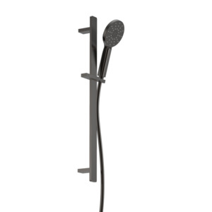 Como Round Slide Shower | Brushed Gunmetal