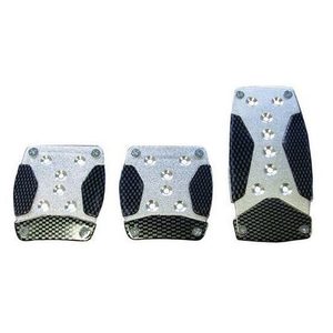 Manual Pedal Pad Kit Silver Automotive by WILDCAT - The Battery Cell