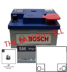 BOSCH 54316 DIN44MF 420CCA European Car Battery - The Battery Cell