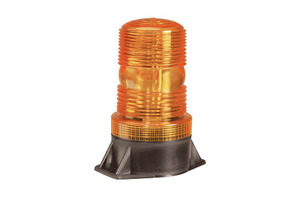Products: 12-80V L.E.D Quad Flash Strobe Light Amber Flange Base - The Battery Cell