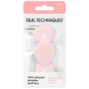 Sponges: Real Techniques - Mini Miracle Powder Puff Trio