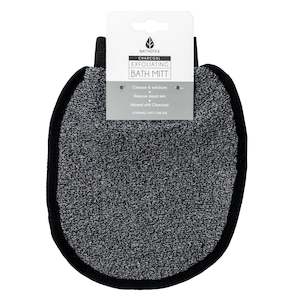 Bathefex - Charcoal Exfoliating Bath Mitt