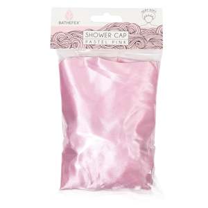 Skin and Hair: Bathefex - Shower Cap: Pastel Pink