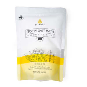 Popular: Bathefex - Epsom Salt Bath: Tuberose + Jasmine (1.4kg)