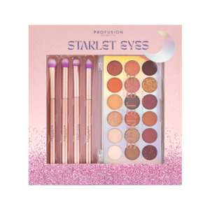 Christmas: Profusion Cosmetics - Starlet Eyes 5pc Palette & Brush Set