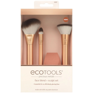 Brushes And Tools: EcoTools Precious Metals - Face Blend & Sculpt Set