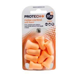 Protech: Protech - Noise Control Earplugs MAXI (4pk)