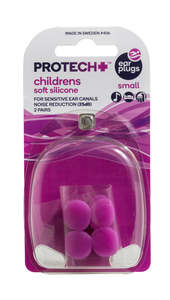 Protech: Protech - Children's Soft Silicone Earplugs Small (2pk)
