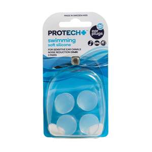 Protech - Swimming Soft Silicone Earplugs (2pk)