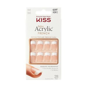 Popular: KISS Salon Acrylic French - Rumour Mill (Medium)