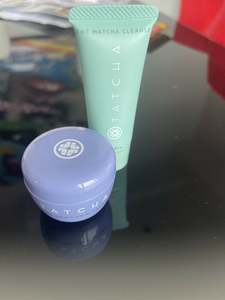 Cleanser: TATCHA MATCHA CLEANSE AND DEWY CREAM