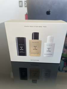 Fragrance Category: SALT&STONE BLACK ROSE OUD MINI TRIO