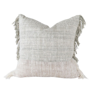 Cushions: FIRA CUSHION - IVORY / SAGE