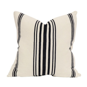 Cushions: FREYA CUSHION | INDIGO STRIPE