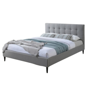 Slat Beds Single: SHERLOCK UPHOLSTERED BED FRAME