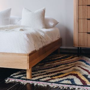 Mattress Bases: NIKKO OAK SLAT BED | SUPER KING