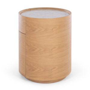 New: MUSE 2 DRAWER BEDSIDE CABINET | MARBLE TOP