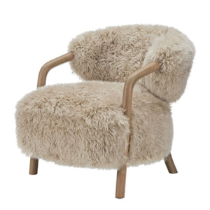 YAK ARMCHAIR | TIBETAN BUFFALO HAIR