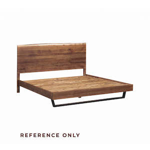 Slat Beds Queen: LIVE-EDGE QUEEN SLAT BED