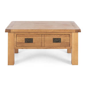SALISBURY OAK SMALL COFFEE TABLE WITH DRAWER