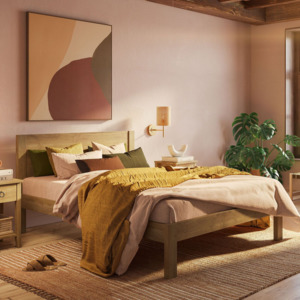 Slat Beds Single: OMOTO SLAT BED | PANEL HEADBOARD | NZ MADE