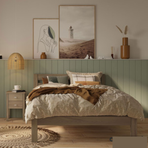 Slat Beds Double: OMOTO SLAT BED | SLATTED HEADBOARD | NZ MADE