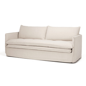 HAMILTON SLIP-COVER 3 SEATER SOFA | OATMEAL