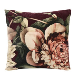 Cushions: SARI PRINTED CUSHION - PEONY