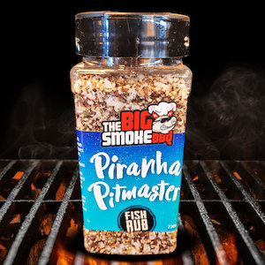 Products: Pirahna Pitmaster Fish Rub - The BIG SMOKE BBQ - Mobile Catering, Auckland, Tauranga