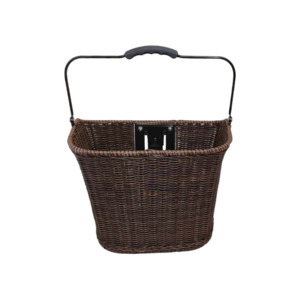 Baskets: XLC Wicker Style QR Basket