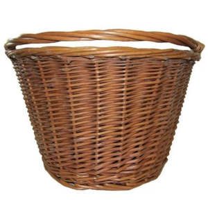 Baskets: Cane Basket with QR Bracket