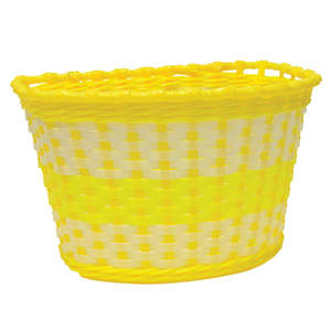 Baskets: Oxford Plastic Basket Yellow