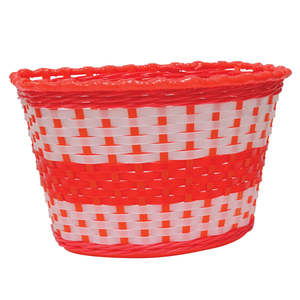 Baskets: Oxford Plastic Basket Red