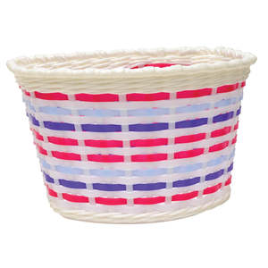 Baskets: Oxford Plastic Basket Multi-Coloured