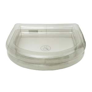 Garden Outdoors: Inflatable Arch Pool | Pewter Translucent