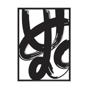 Living: Painted Brush Framed Print | A0