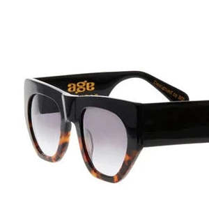 Age Eyewear: Vantage | Black to Fromage Tort