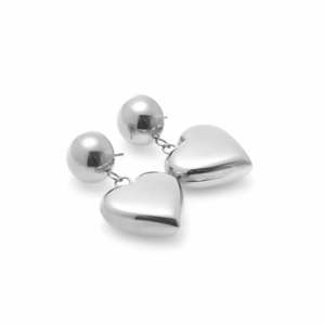 Cupid Drop Earrings | Silver