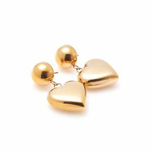 Silk Steel: Cupid Drop Earrings | Gold