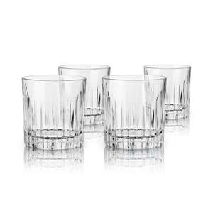 Glassware: European Crystal Rock Glasses | Set of 4