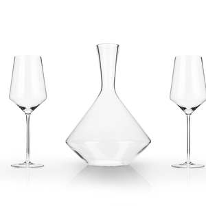 Glassware: Crystal Bordeaux 3 Piece Gift Set