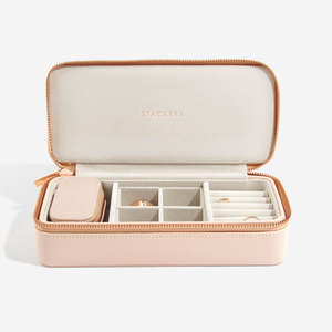 Large Zipped Jewellery Box | Blush
