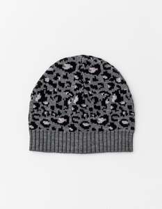 Hats: Beanie | Grey Leopard
