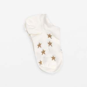 Socks: Socks | White & Glitter Stars