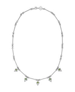Petal Zoe Morgan New Collection 2023: Hyacinth Necklace with Apatite | Sterling Silver