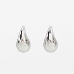 Tear Drop Earrings | Silver