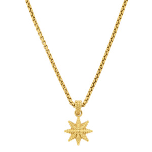 Gold Necklaces: Morning Star Necklace | 22k Gold Plate