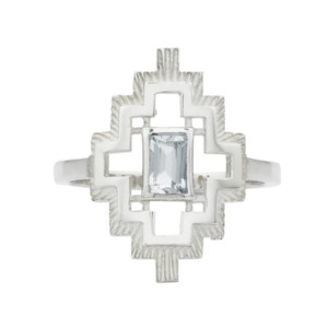 Munay Ring | Sterling Silver | Aquamarine