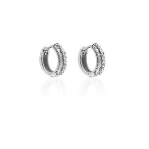 Silk Steel: Astra Hoops | Silver